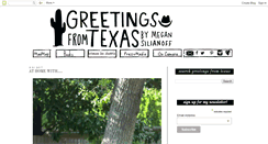 Desktop Screenshot of greetingsfromtx.com